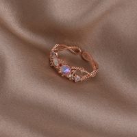 Sweet Geometric Copper Open Ring In Bulk sku image 12