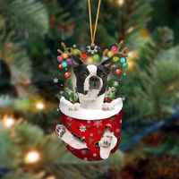 Christmas Fashion Dog Arylic Party Hanging Ornaments 1 Piece sku image 4