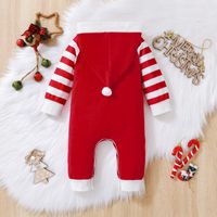 Christmas Fashion Letter Cotton Spandex Baby Rompers main image 2