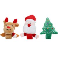 Christmas Fashion Christmas Tree Santa Claus Alloy Flannel Party 1 Piece main image 3