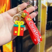 Fashion Christmas Tree Letter Soft Rubber Patchwork Women's Keychain 1 Piece sku image 14