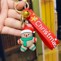 Fashion Christmas Tree Letter Soft Rubber Patchwork Women's Keychain 1 Piece sku image 18