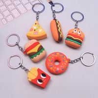 Cute Food Silica Gel Children Unisex Bag Pendant Keychain main image 1