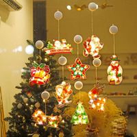 Christmas Cute Santa Claus Snowman Elk Pvc Party Lightings 1 Piece main image 1