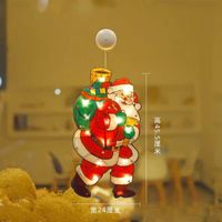 Christmas Cute Santa Claus Snowman Elk Pvc Party Lightings 1 Piece main image 3