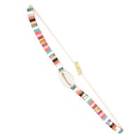 20 New Products Ornaments Personalized Tila Small Bracelet Female Bohemian Beach Style Bracelet Cold Talk Style Bracelet sku image 5