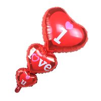 Valentine's Day Letter Heart Shape Aluminum Film Wedding Balloons 1 Piece main image 2