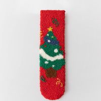 Women's Japanese Style Santa Claus Snowman Deer Polyester Jacquard Crew Socks sku image 2