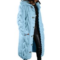 Women's Coat Long Sleeve Sweaters & Cardigans Patchwork Fashion Solid Color main image 4