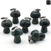 Cute Mushroom Natural Stone Polishing Jewelry Accessories 1 Piece sku image 9