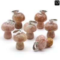 Lindo Champiñón Piedra Natural Pulido Accesorios De Joyería 1 Pieza sku image 15