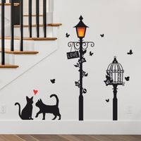 Cute Cat Pvc Wall Sticker main image 3