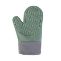 Simple Style Color Block Silica Gel Heat Resistant Gloves sku image 14