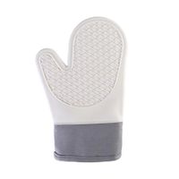 Simple Style Color Block Silica Gel Heat Resistant Gloves sku image 8