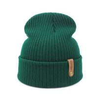 Unisex Simple Style Solid Color Eaveless Wool Cap sku image 2