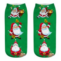 Unisex Cute Santa Claus Snowman Polyester Crew Socks sku image 6