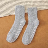 Unisex Casual Solid Color Polyester Crew Socks A Pair sku image 4