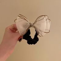 Fashion Bow Knot Cloth Handmade Hair Tie 1 Piece main image 3