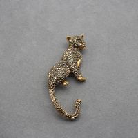 Fashion Animal Alloy Plating Inlay Rhinestones Unisex Brooches main image 5