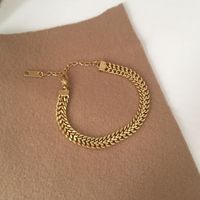 Style Simple Géométrique Acier Au Titane Placage Collier 1 Pièce sku image 1