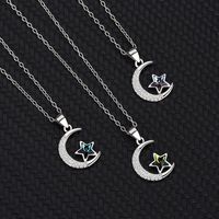 Simple Style Star Sterling Silver Plating Artificial Crystal Pendant Necklace main image 3