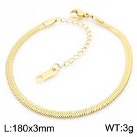 Titanium Steel 18K Gold Plated Fashion Plating Geometric Necklace sku image 7