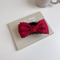 Vintage Style Bow Knot Alloy Cloth Hair Claws sku image 17
