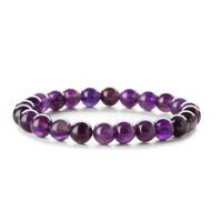 Retro Solid Color Beaded Natural Stone Bracelets main image 2