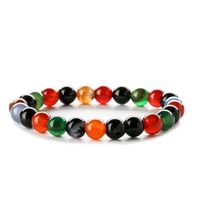 Retro Solid Color Beaded Natural Stone Bracelets sku image 21