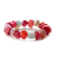 Retro Solid Color Beaded Natural Stone Bracelets sku image 30