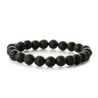 Retro Round Beaded Natural Stone Unisex Bracelets 1 Piece sku image 3