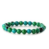 Retro Round Beaded Natural Stone Unisex Bracelets 1 Piece sku image 7