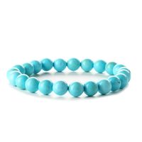 Retro Round Beaded Natural Stone Unisex Bracelets 1 Piece sku image 19