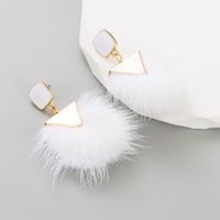 Fashion Solid Color Alloy Women's Drop Earrings 1 Pair main image 3