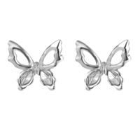 Retro Butterfly Alloy Plating Women's Ear Studs 1 Pair main image 3