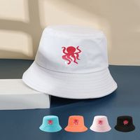 Unisex Simple Style Octopus Printing Bucket Hat main image 6