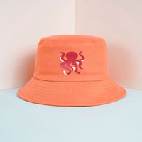 Unisex Simple Style Octopus Printing Bucket Hat main image 3