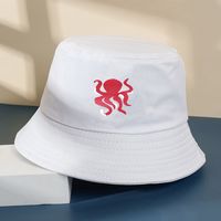 Unisex Simple Style Octopus Printing Bucket Hat sku image 2