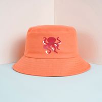 Unisex Simple Style Octopus Printing Bucket Hat sku image 5