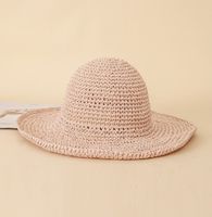 Women's Simple Style Solid Color Straw Hat main image 4