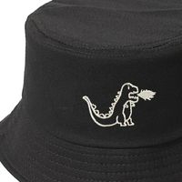 Unisex Fashion Dinosaur Sewing Wide Eaves Bucket Hat main image 4