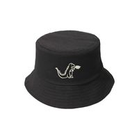 Unisex Fashion Dinosaur Sewing Wide Eaves Bucket Hat sku image 1