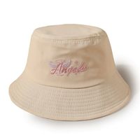 Unisex Fashion Letter Wings Embroidery Bucket Hat sku image 2