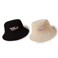 Unisex Fashion Letter Wings Embroidery Bucket Hat main image 3