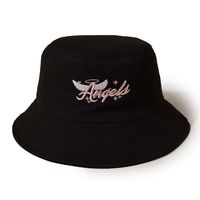 Unisex Fashion Letter Wings Embroidery Bucket Hat sku image 1
