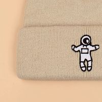Unisex Fashion Astronaut Crimping Wool Cap main image 4