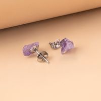 Fashion Geometric Crystal Ear Studs 1 Pair main image 5