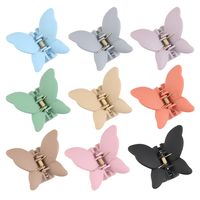 Simple Style Butterfly Abs Plastic Stoving Varnish Hair Claws 1 Piece main image 2