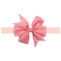 Fashion Solid Color Flower Cloth Hair Band sku image 2