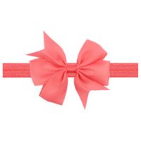 Fashion Solid Color Flower Cloth Hair Band sku image 3